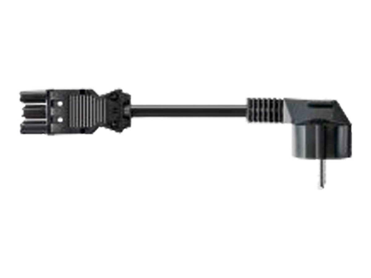 BACHMANN Gerätezuleitung CEE7/7 GST18 1m - Vorderansicht