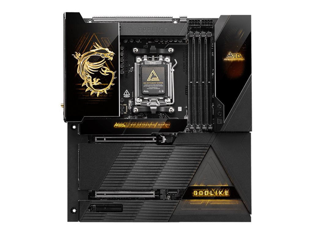 MSI MEG X870E GODLIKE AM5 DDR5 EATX Vorderansicht