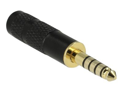 DELOCK Adapter Klinkenstecker 4,4mm 5 Pin zu Klinkenbuchse 2,5mm 4 Pin - Vorderansicht