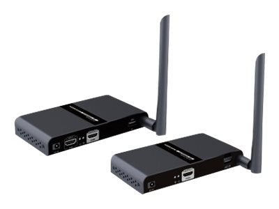 TECHLY HDMI/KVM Wireless Extender Set Vorderansicht
