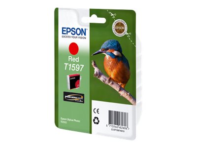 EPSON T1597 Tintenpatrone rot Verpackung