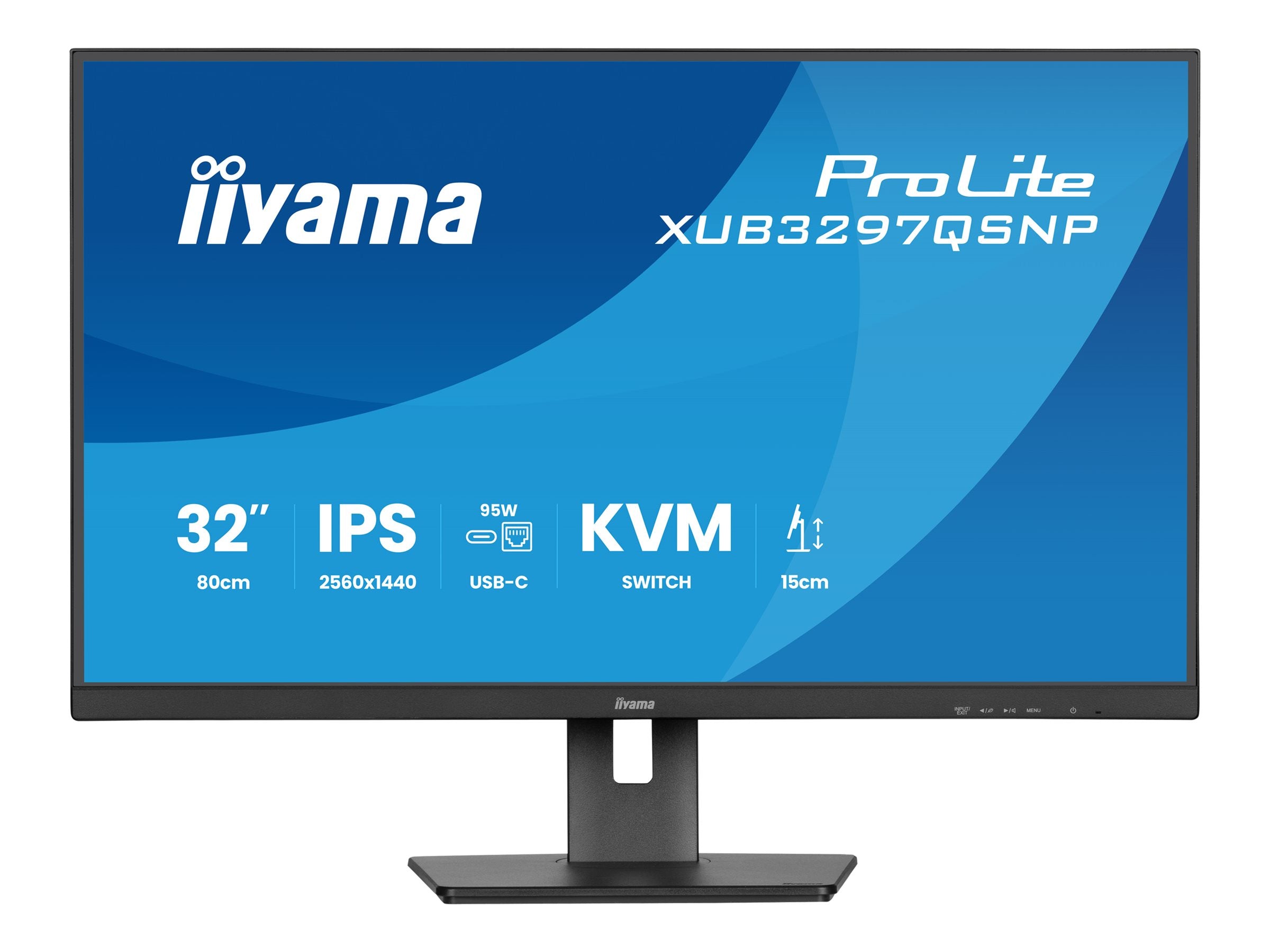 IIYAMA XUB3297QSNP-B1 Monitor Vorderansicht