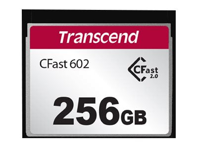 TRANSCEND 256GB CFast Card Vorderansicht