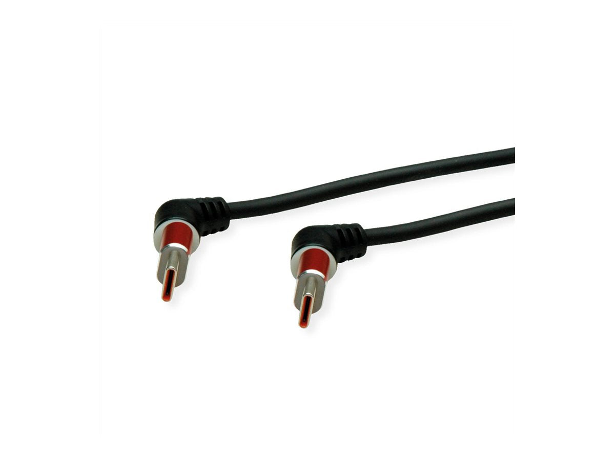 ROLINE USB 2.0 Kabel Typ C - C ST/ST 360 Rotation 60W Spiralkabel Vorderansicht