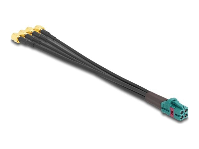 DELOCK Kabel Mini FAKRA Z Buchse quad zu 4 x SMA Stecker B-Typ - Vorderansicht
