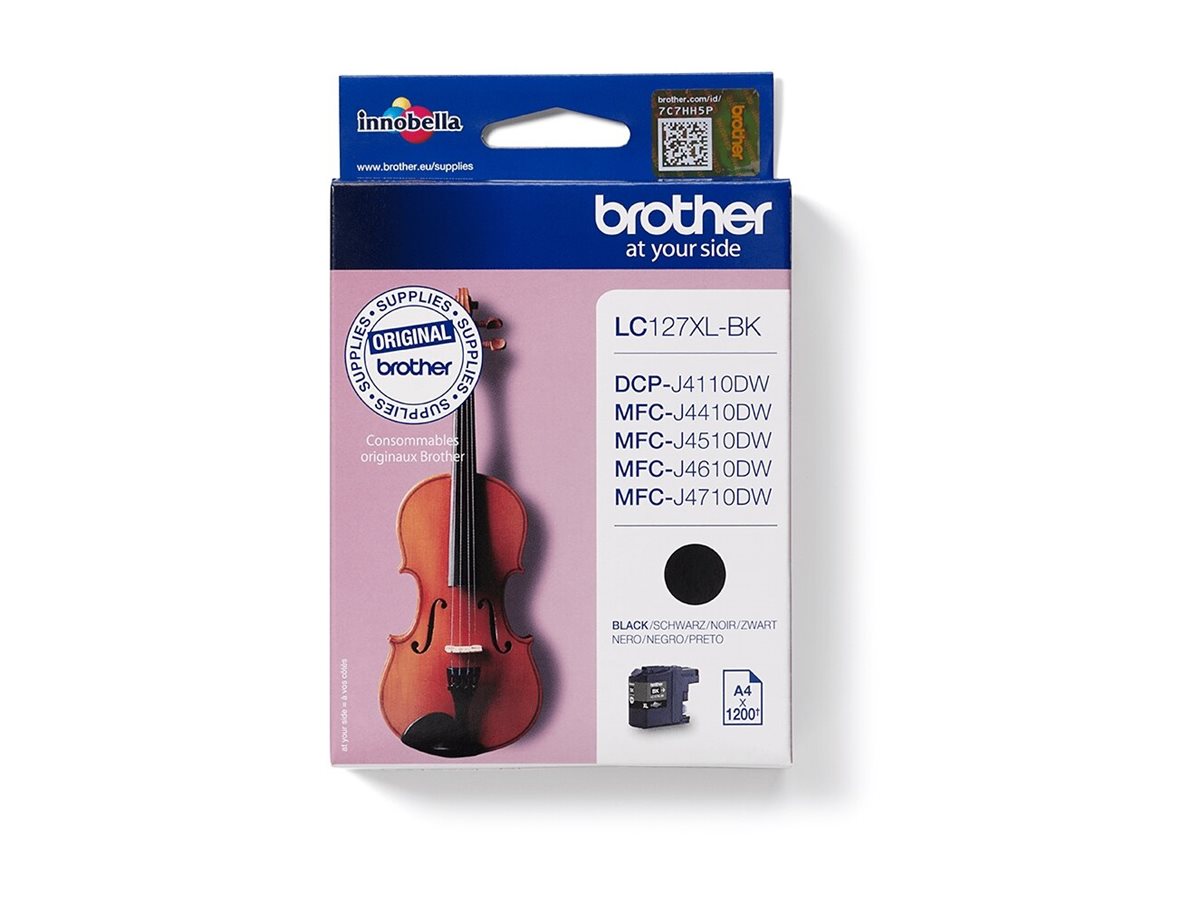 BROTHER LC127XLK Tinte schwarz Verpackung