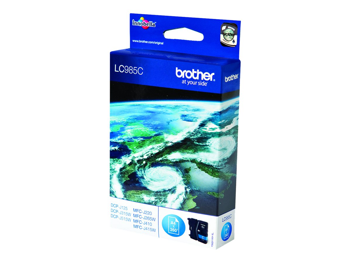 BROTHER LC-985 Tinte cyan Verpackung