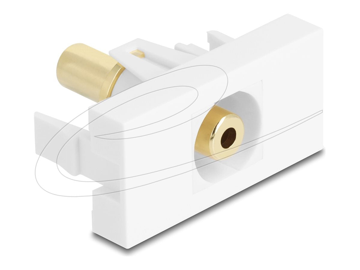 DELOCK Easy 45modul Klinkenbuchse 3,5mm 3 Pin Vorderansicht