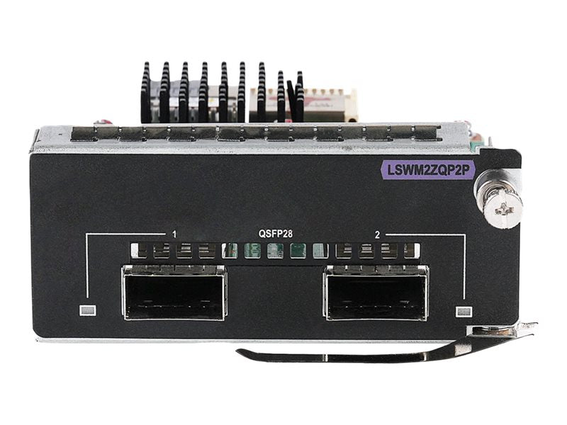 ARUBA HPE Aruba 5550HI Module 2x QSFP28 100G Port - Vorderansicht