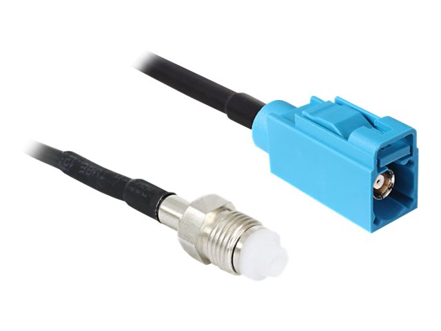 DELOCK HF FME Buchse > FAKRA Z Buchse 2m Kabel - Vorderansicht