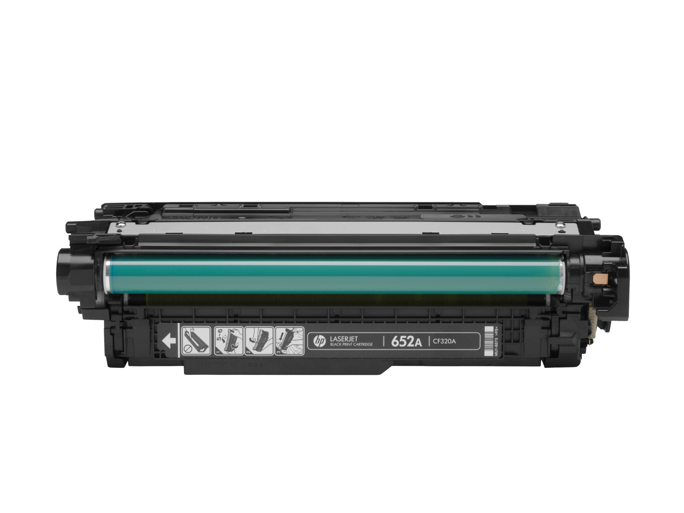HP 652A Original Toner schwarz Seitenansicht