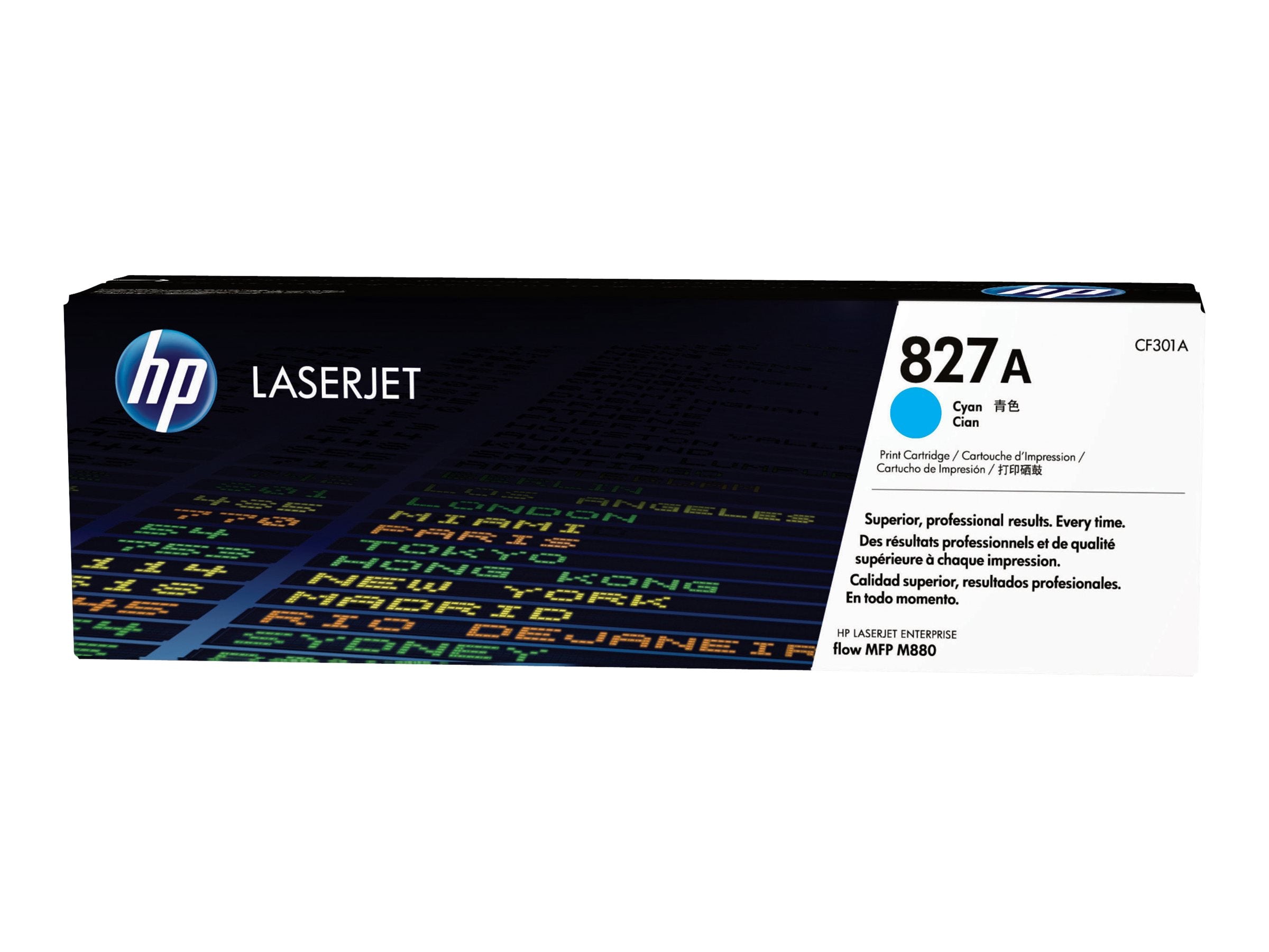 HP 827A Original Toner cyan Seitenansicht