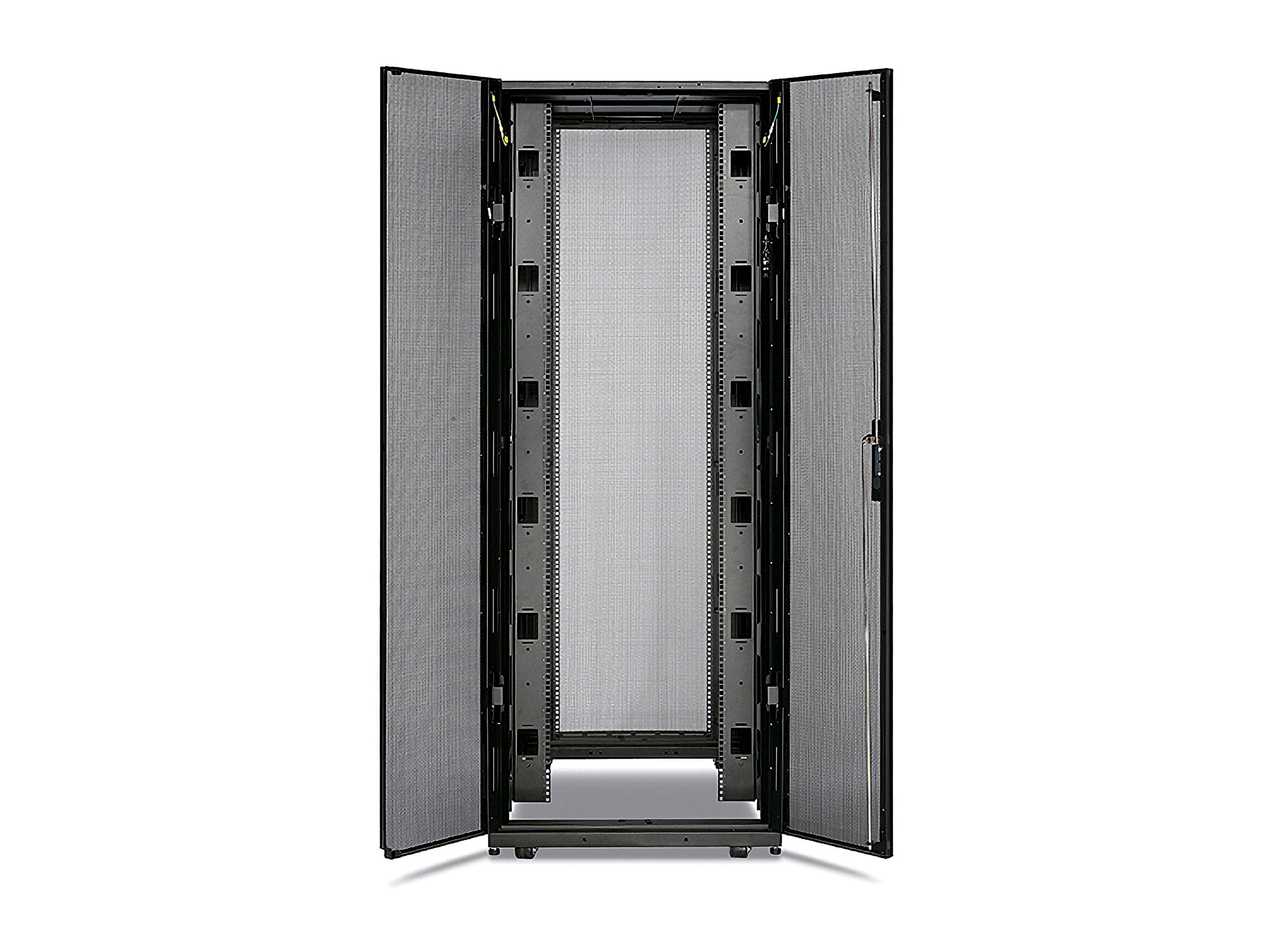Vorderansicht des APC NetShelter SX 42HE Rack-Gehäuses