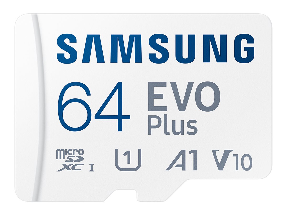 SAMSUNG EVO PLUS microSD 64GB 2024 Vorderansicht