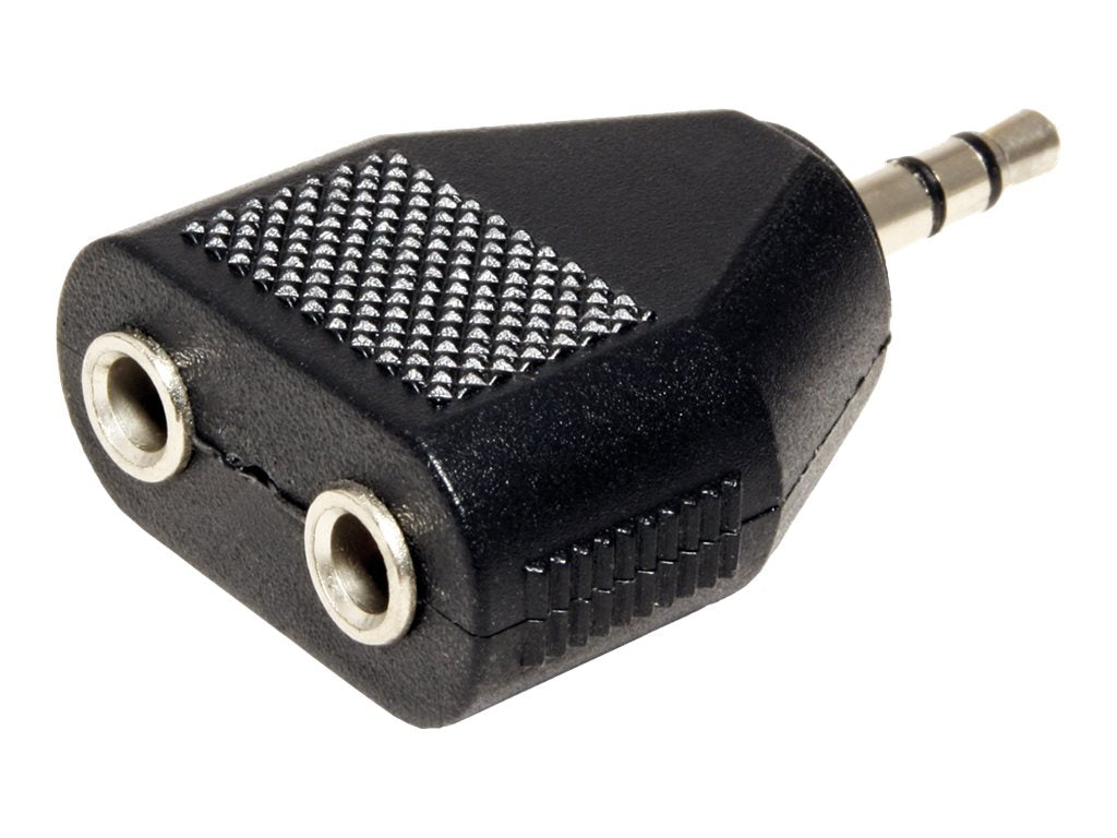 VALUE 3,5mm Adapter 1x ST 2x BU Vorderansicht