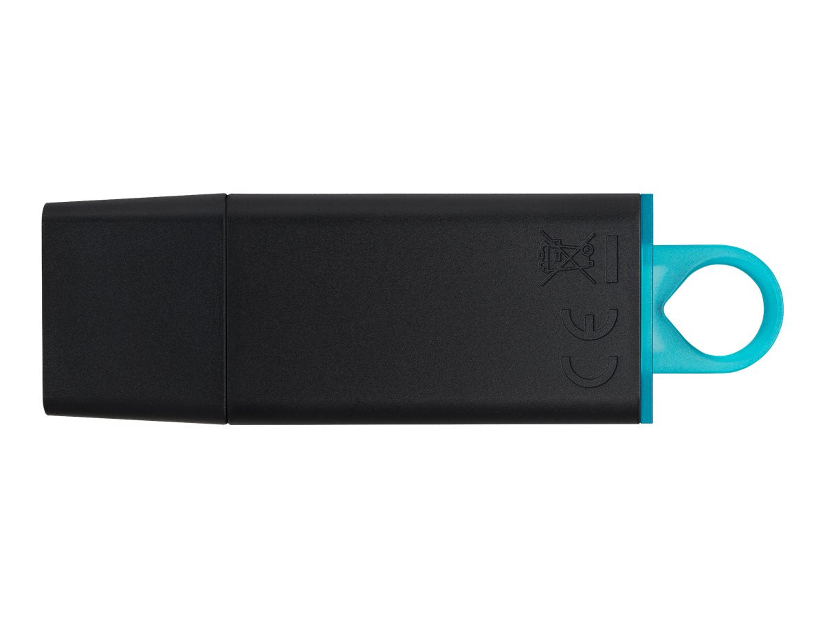 KINGSTON 64GB USB3.2 Gen1 DataTraveler Exodia Black + Teal Rückansicht