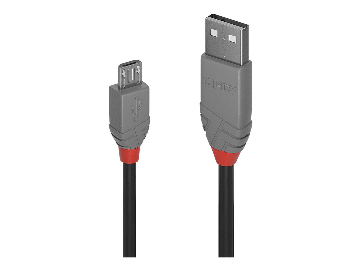 LINDY 0,2m USB 2.0 A/Micro-B Anthra Line Kabel - Verpackung