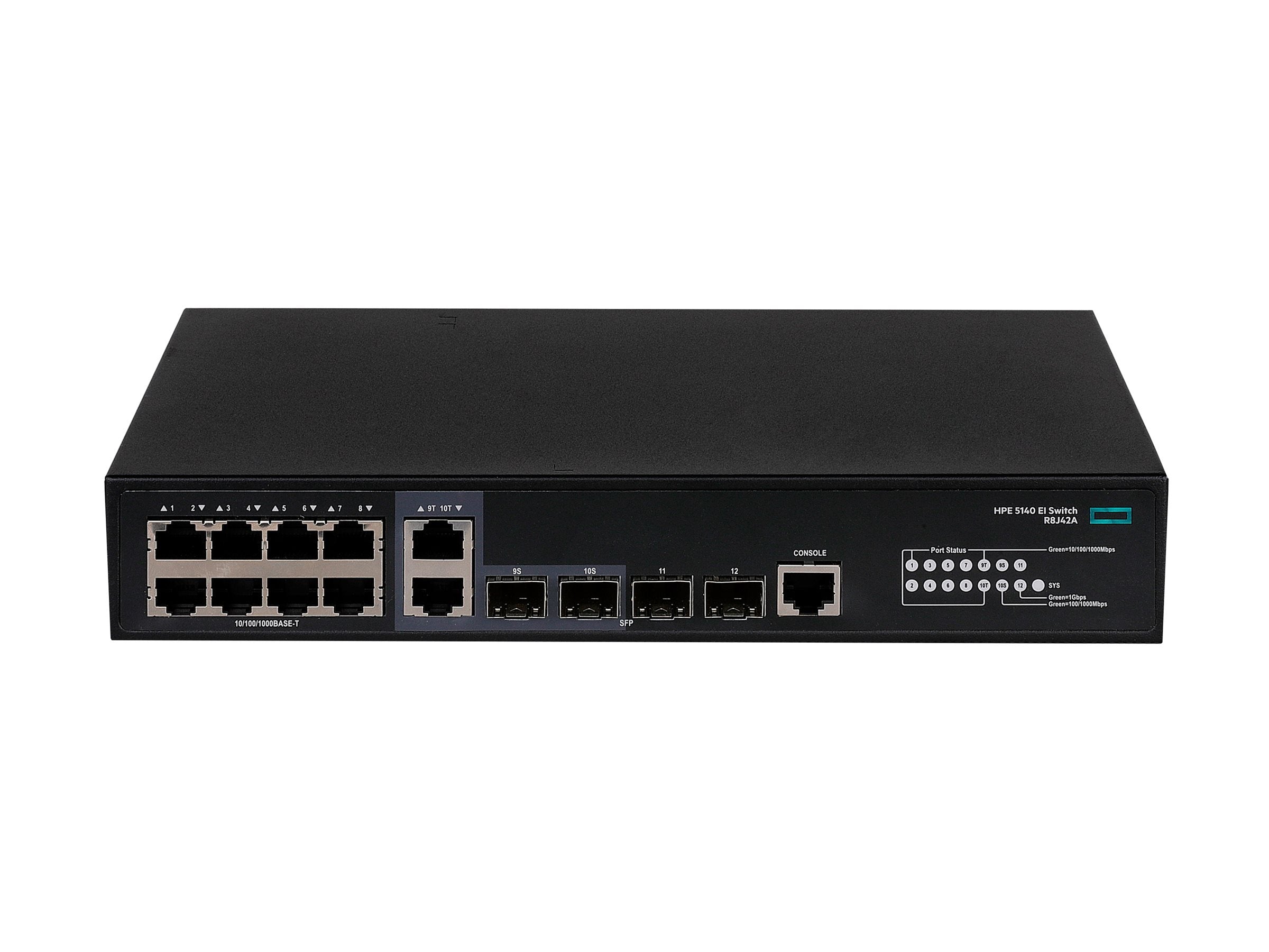 ARUBA HPE 5140 8G 2SFP 2GT EI Switch Detailansicht