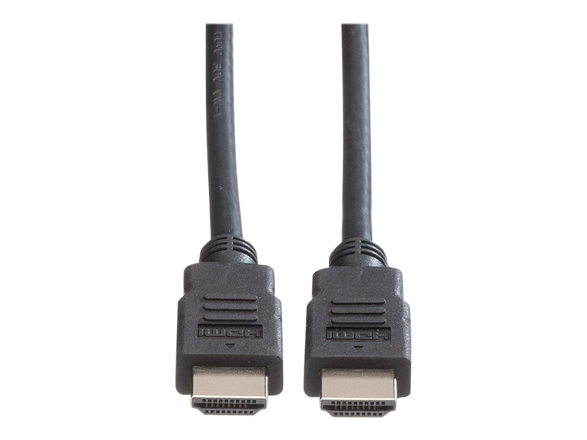 ROLINE HDMI High Speed Kabel mit Ethernet LSOH schwarz 1m