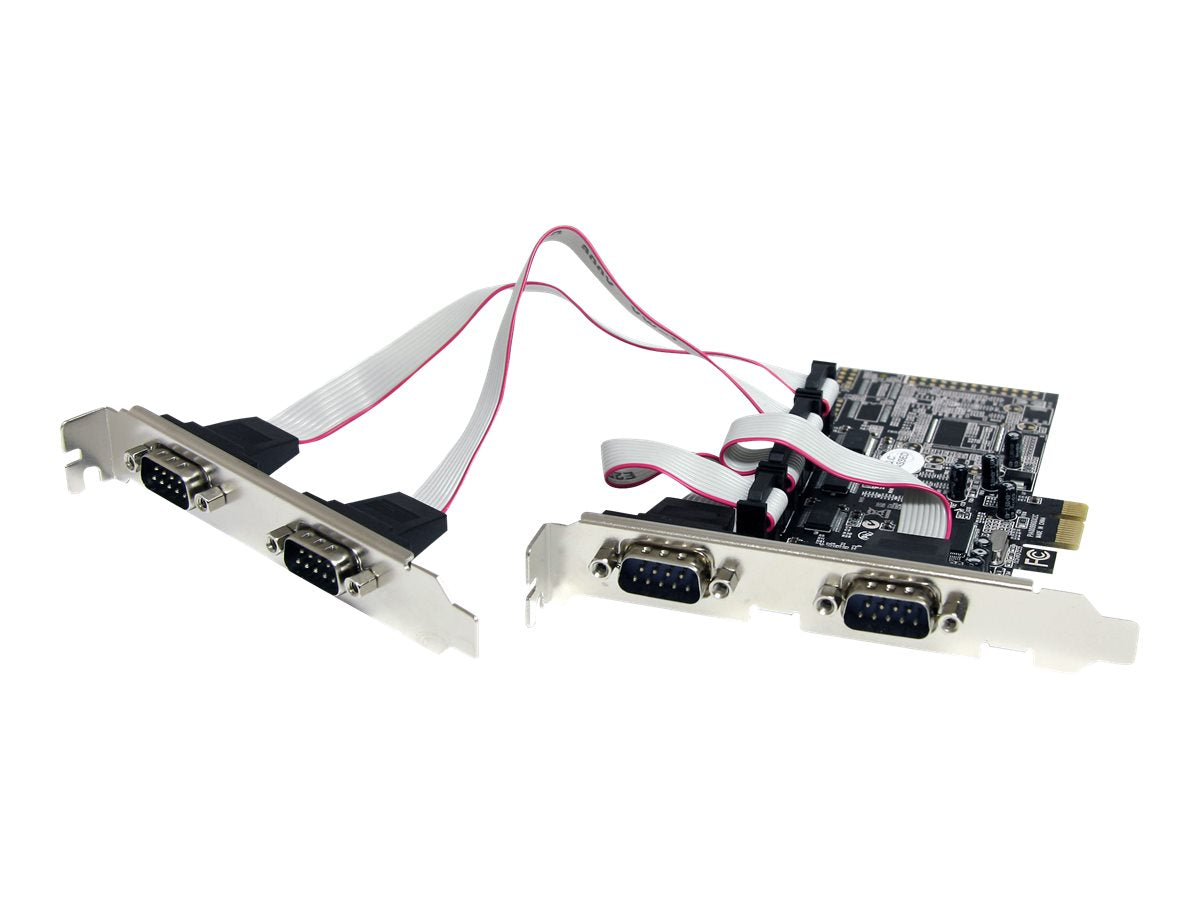 STARTECH.COM 4 Port Serielle RS232 PCI Express Schnittstellenkarte Verpackung