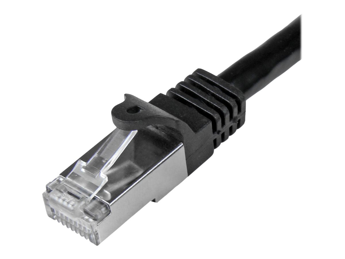 STARTECH.COM 3m Black Gigabit Snagless RJ45 SFTP Cat6 Patch Cable - Vorderansicht
