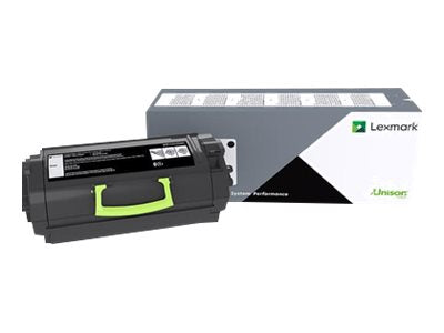 LEXMARK Extra High Yield 45k Toner Regular Open Channel Schwarz Vorderansicht