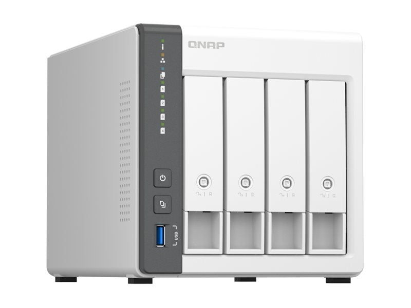 QNAP TS-433-4G NAS-Server Rückansicht