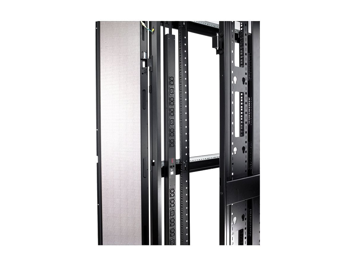APC Vertical Cable Organizer NetShelter SX 42U - Detailansicht der Kabelkanäle