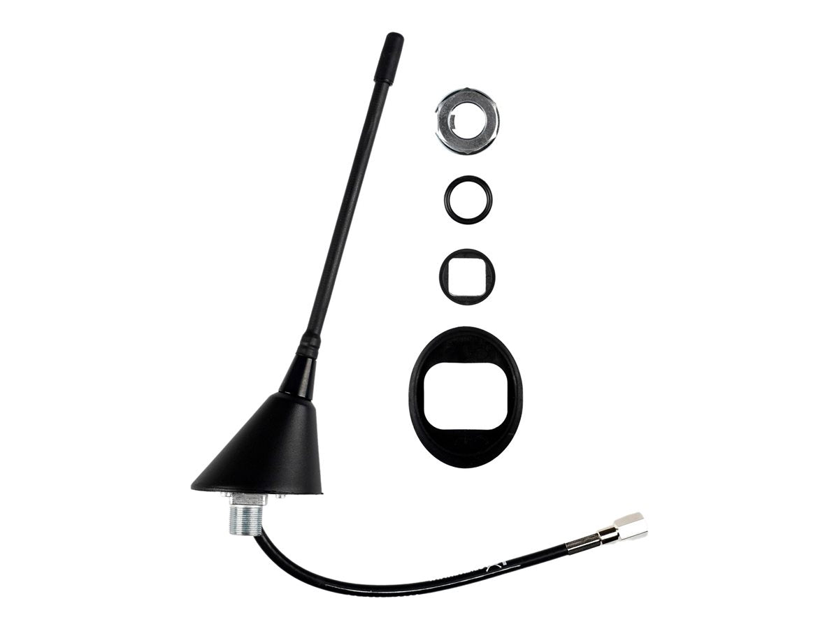 Vorderansicht der PUC ATTB Flexantenne TETRA 380-400 MHz