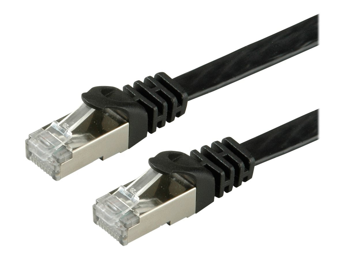 VALUE Patchkabel Kat.6 Class E FTP extra-flach schwarz 2m - Verpackung