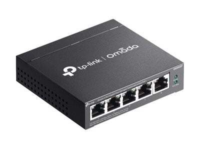 TP-LINK ES205GP Omada 5-Port Gigabit Easy Switch 5× 10/100/1000Mbps RJ45 (davon 4× 802.3af/at PoE+) 65W Power Budget