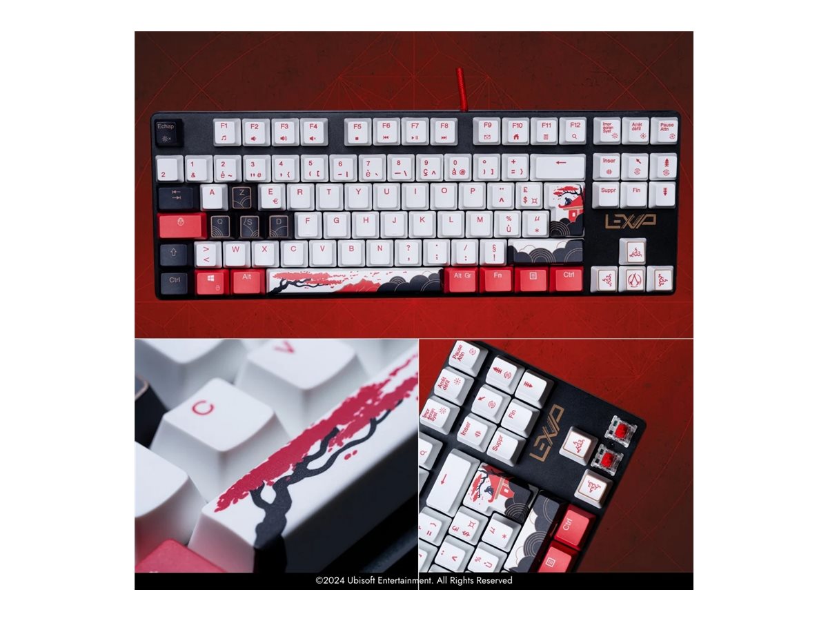 LEXIP X UBISOFT Assassins Creed Shadows DISCIPLE Box PC Game Keyboard Vorderansicht
