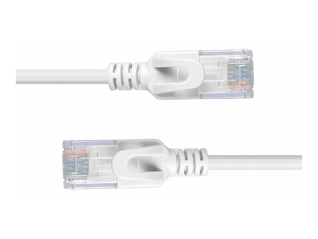LINDY 3m Cat.6A U/UTP Ultra Slim Netzwerkkabel grau - Anschluss