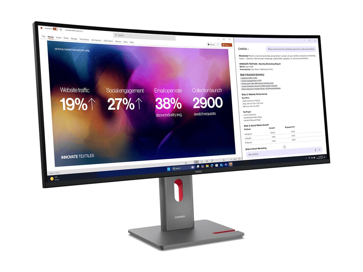 LENOVO ThinkVision P40WD-40 Monitor Detailansicht