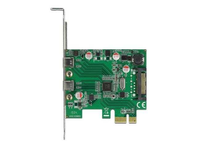 DELOCK PCI Express x1 Karte Vorderansicht