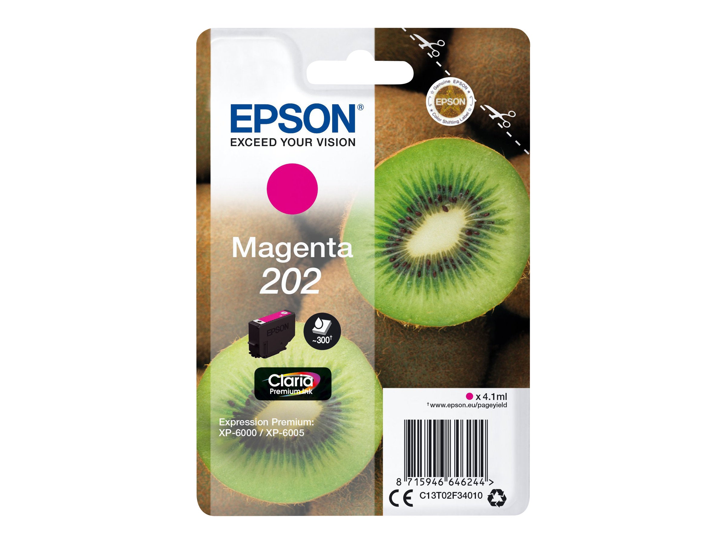 EPSON 4LB Singlepack Magenta Tintenpatrone Vorderansicht