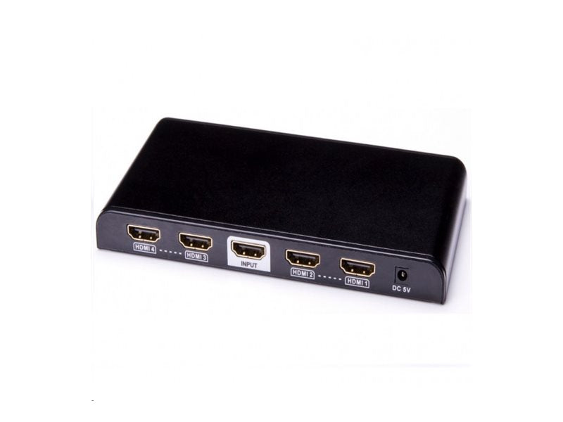 TECHLY HDMI Splitter 4K UHD 3D 4-Port Vorderansicht