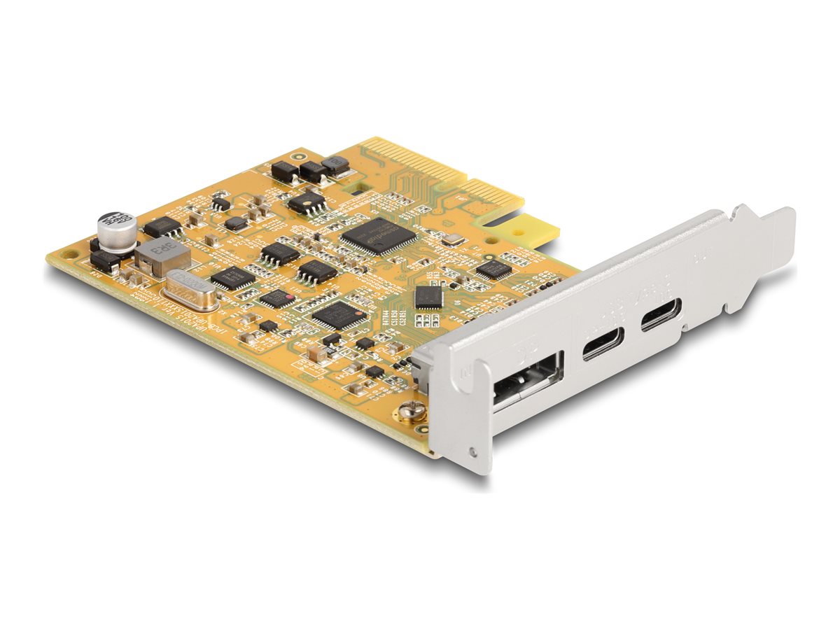 DELOCK PCI Express x4 Karte Vorderansicht