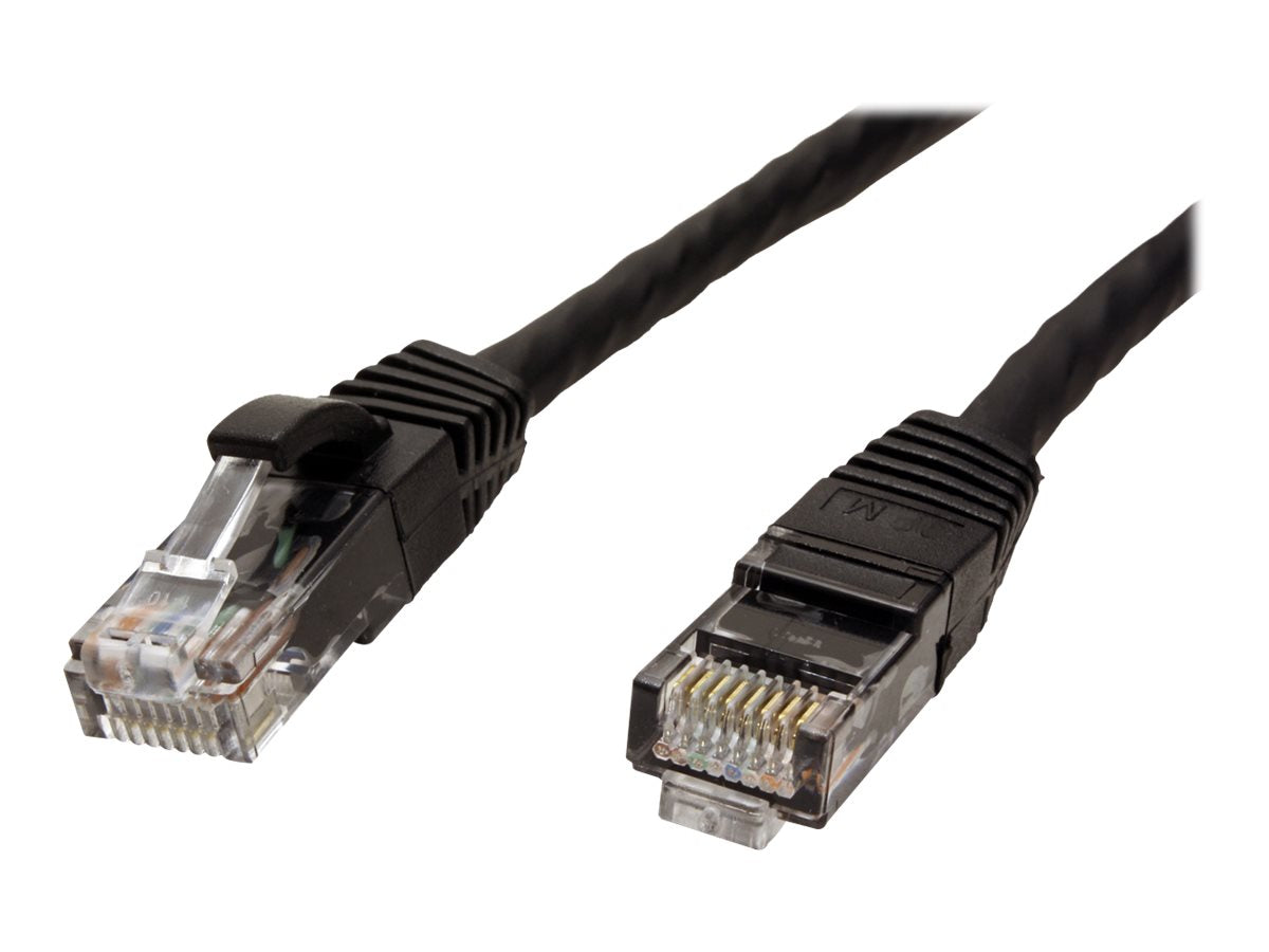 VALUE Patchkabel Kat.6 Class E UTP LSOH schwarz 1m - Vorderansicht