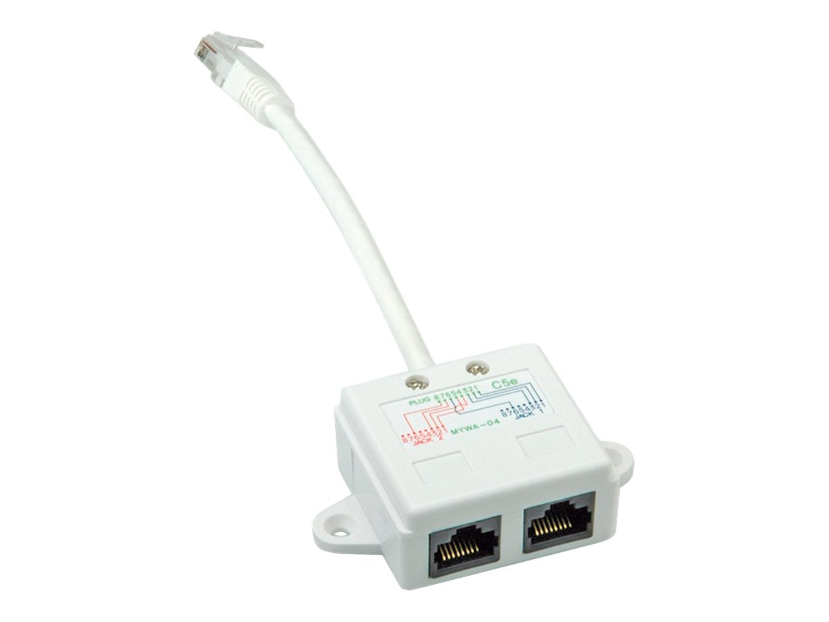 VALUE T-Adapter Kat.5e Class D UTP Vorderansicht