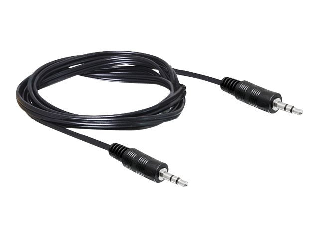 DELOCK Kabel Klinke 3,5mm 3 Pin ST/ST 2,5m - Vorderansicht