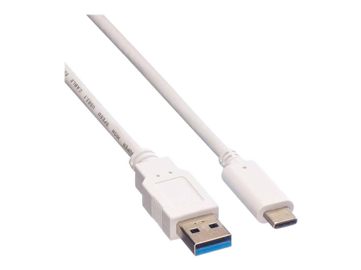 VALUE USB 3.2 Gen 1 Kabel A-C ST/ST 1m - Vorderansicht