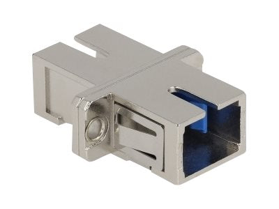 DELOCK LWL Kupplung SC Simplex Buchse zu SC Simplex Buchse Singlemode Metall - Verpackung