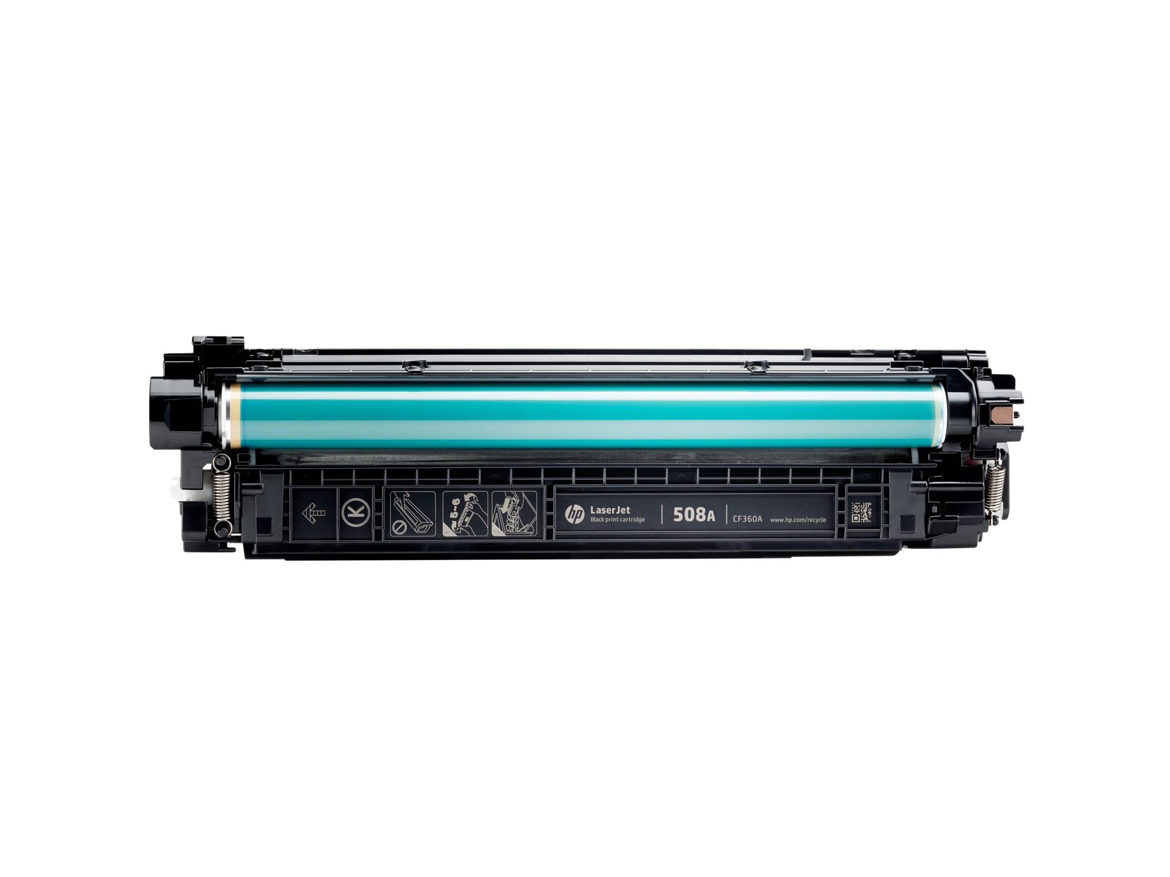 HP 508A Tonerpatrone Seitenansicht