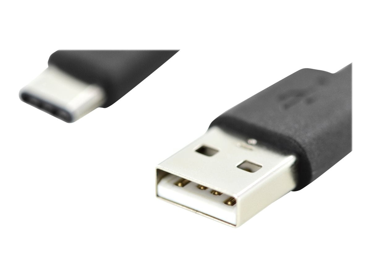 DIGITUS USB Type-C Anschlusskabel Type-C - A Anschlussansicht