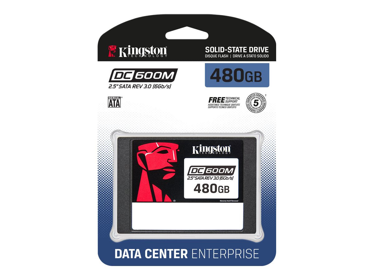 KINGSTON 480GB DC600M SSD Vorderansicht
