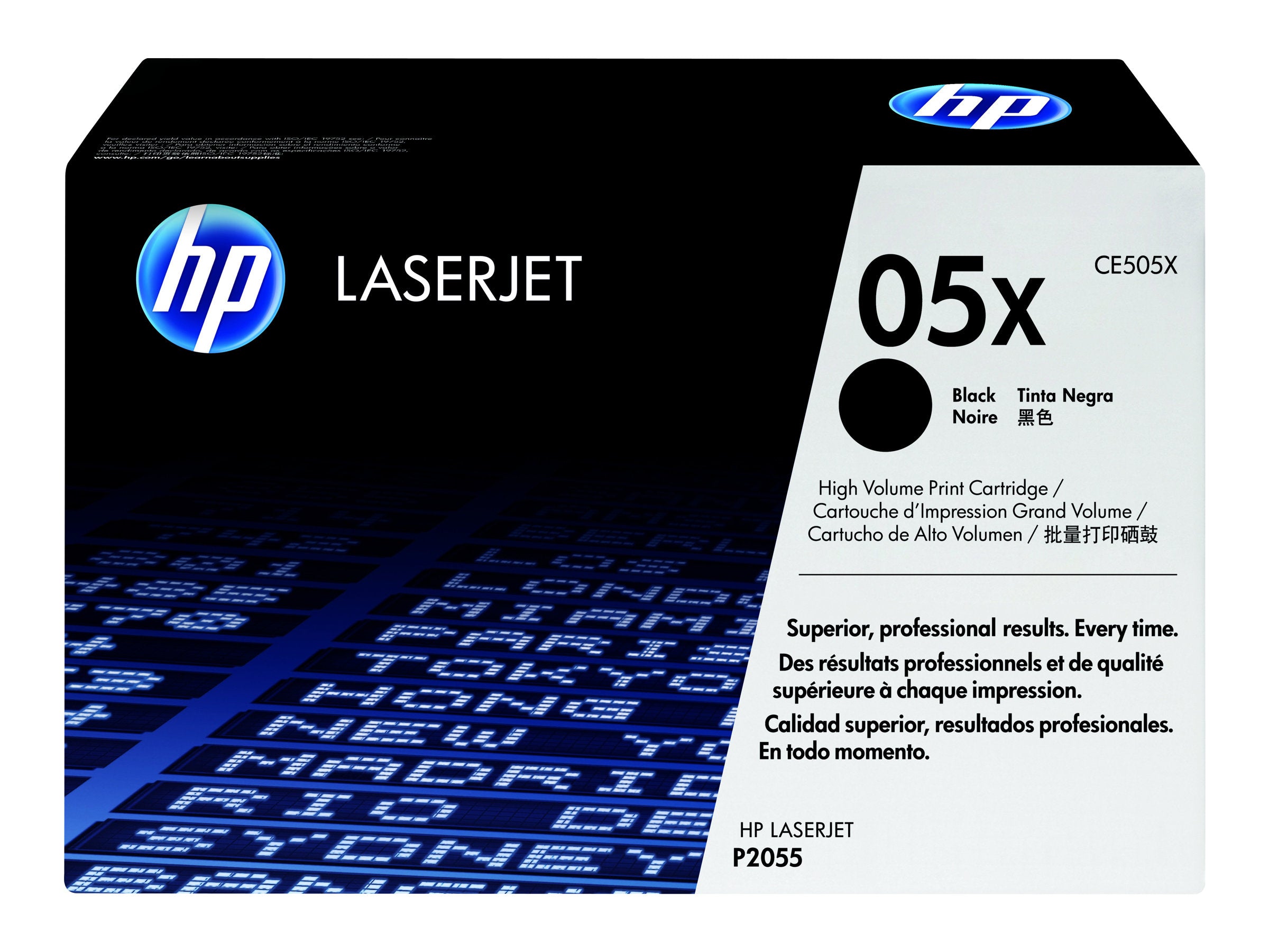 HP CE505X Tonerpatrone Vorderansicht