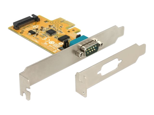 DELOCK PCI Express Karte zu 1 x Seriell Vorderansicht