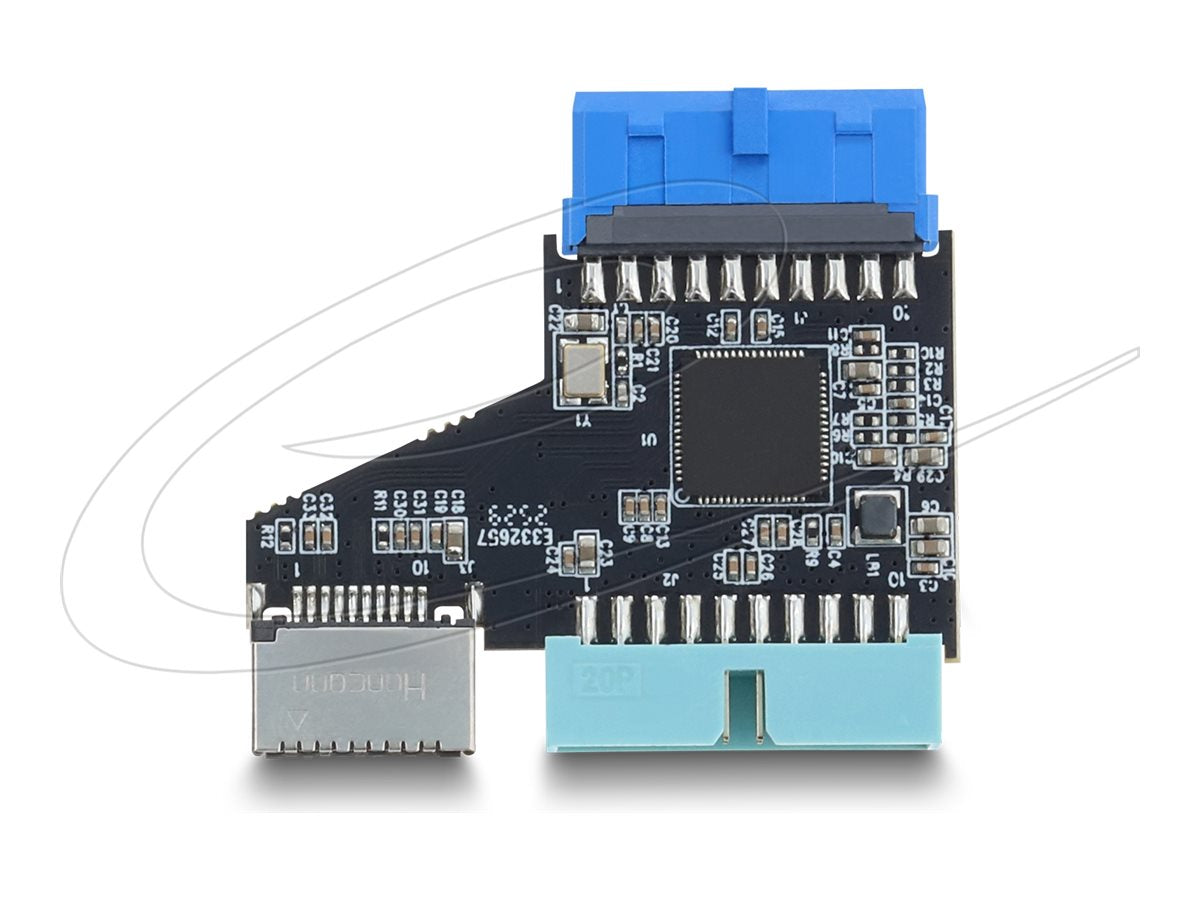DELOCK USB 5 Gbps Hub 20 Pin Pfostenbuchse Vorderansicht