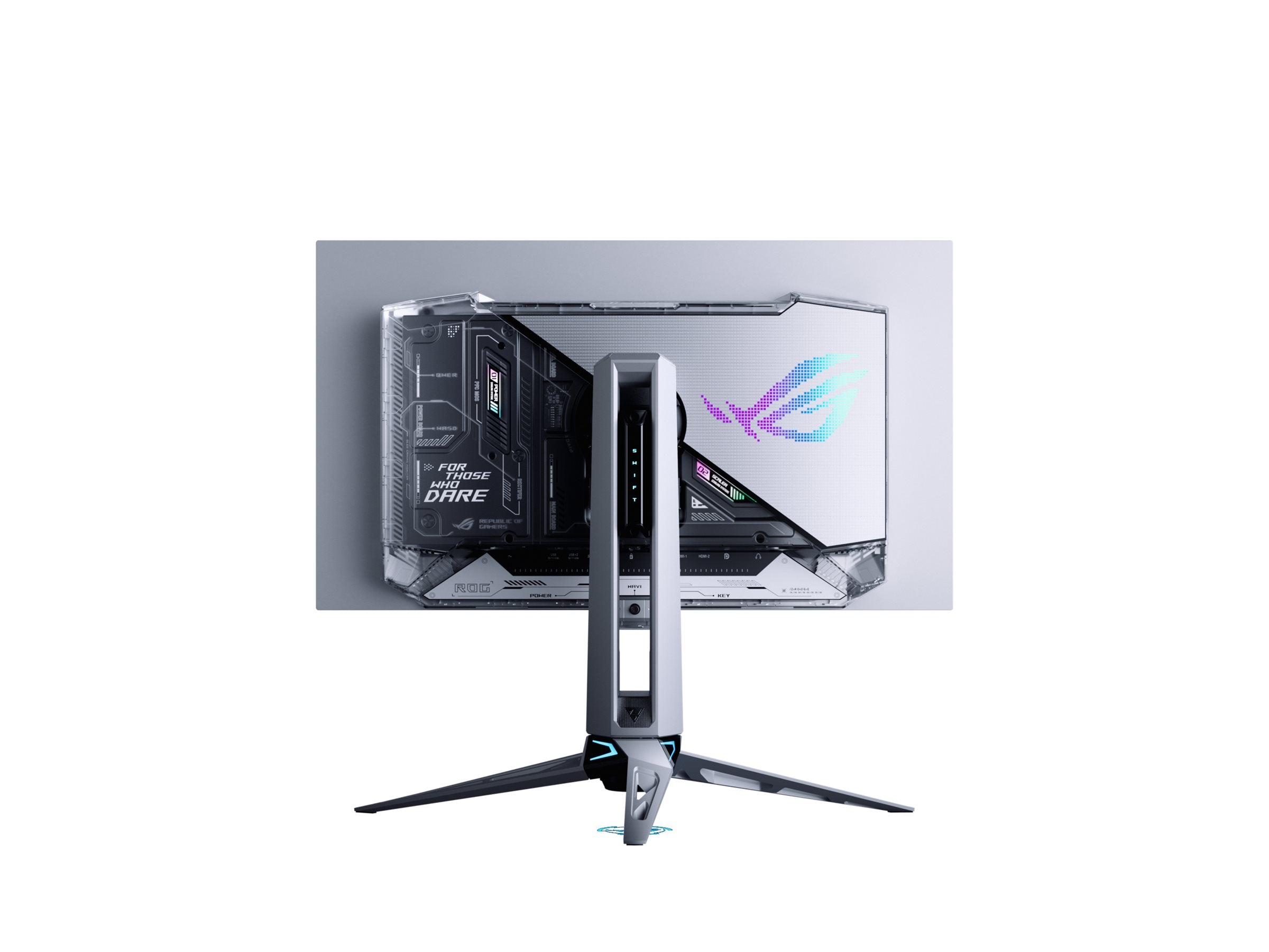 ASUS ROG Swift OLED PG27AQWP-W Monitor seitliche Ansicht